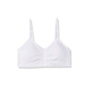 Maidenform Girls White Seamfree Adj. Straps Removable Cups Training Bra Medium